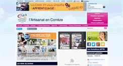 Desktop Screenshot of cma-correze.fr